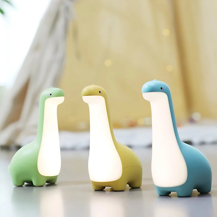 Skanto | LED Dinosaur Nattlys for Barn – Mykt Lys for Beroligende Netter