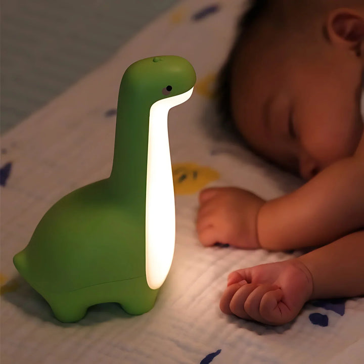 Skanto | LED Dinosaur Nattlys for Barn – Mykt Lys for Beroligende Netter