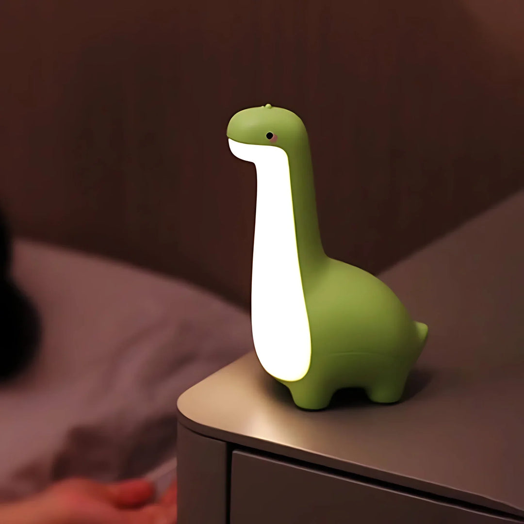 Skanto | LED Dinosaur Nattlys for Barn – Mykt Lys for Beroligende Netter