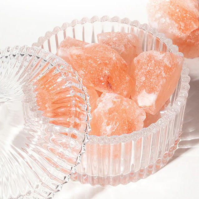 Ekte 2 til 3kg Himalayasaltlampe med myk glød | Skanto