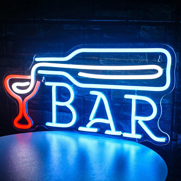 Skanto | Livlige Cocktails & Øl LED Neon Veggskilt
