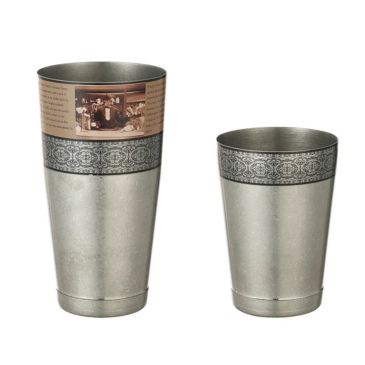 Vintage Chaplin Boston Shaker Cocktail Boston Bar Shaker Bar Tools | Skanto