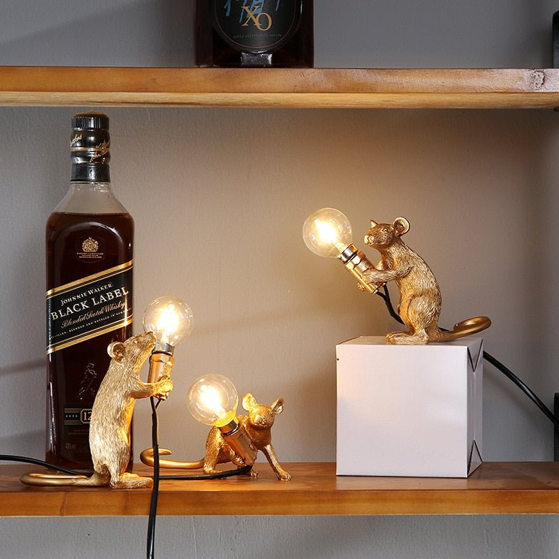 Skanto | Vintage Mouse LED Bordlampe