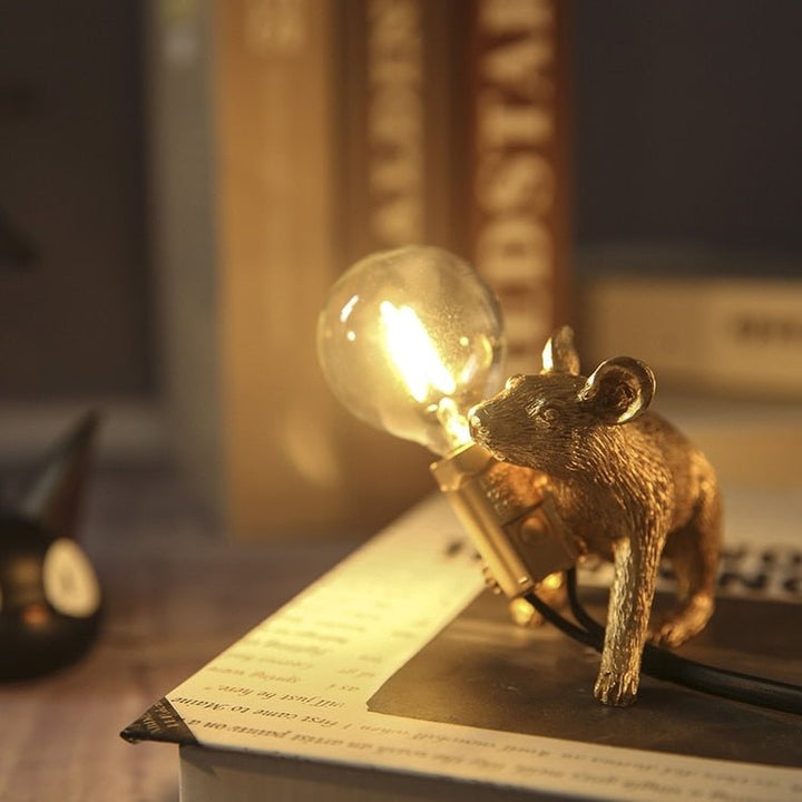 Skanto | Vintage Mouse LED Bordlampe