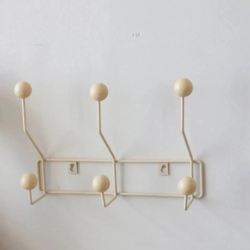 Vintage Møbelkroker metallsett - Klassisk garderobe til Kåper og Tilbehør