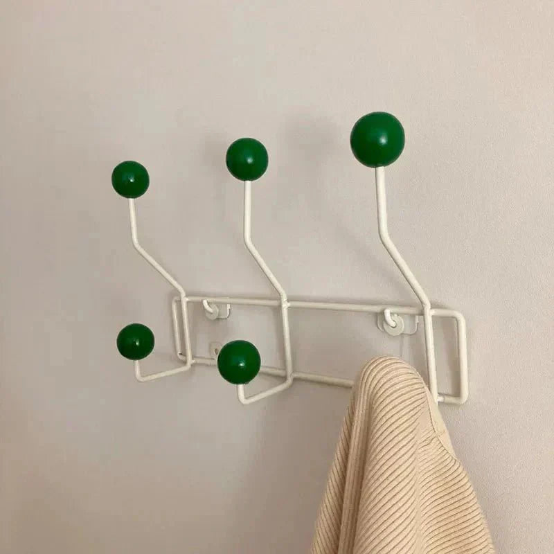 Vintage Møbelkroker metallsett - Klassisk garderobe til Kåper og Tilbehør