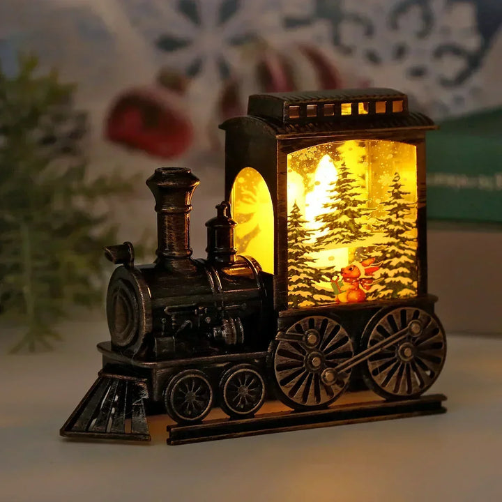 Skanto | LED Lantern Vintage Train Light for Christmas