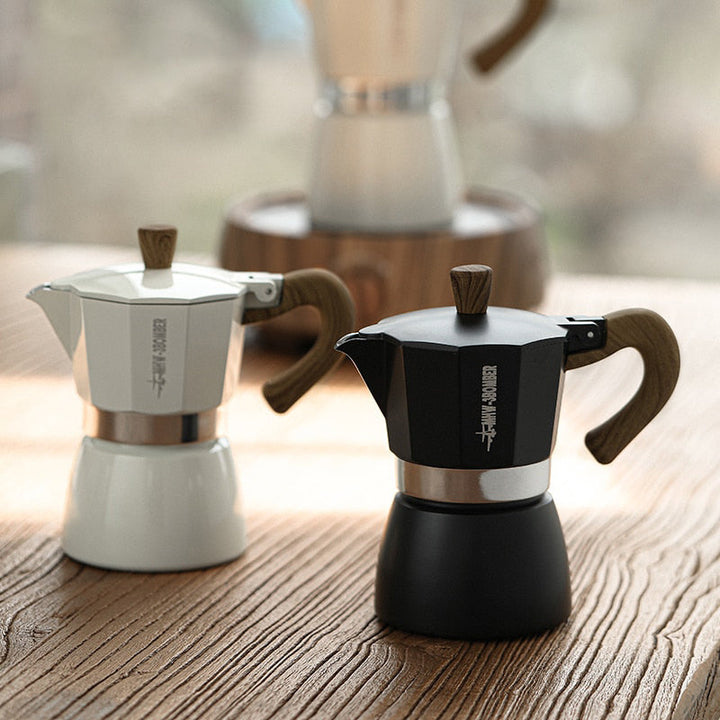 Vintage Tre Håndtak Espresso Maker Moka Pot Bryggeverktøy | Skanto
