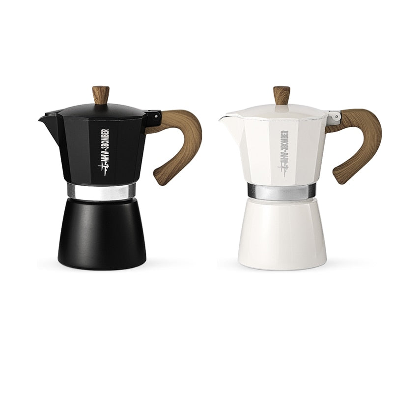 Vintage Tre Håndtak Espresso Maker Moka Pot Bryggeverktøy | Skanto