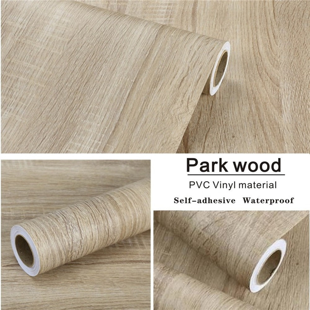 Vinyl Treverksdekor Klistremerker Garderobeskap Bord Møbelrenovering | Skanto