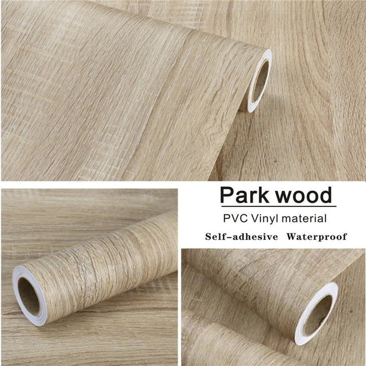 Vinyl Treverksdekor Klistremerker Garderobeskap Bord Møbelrenovering | Skanto