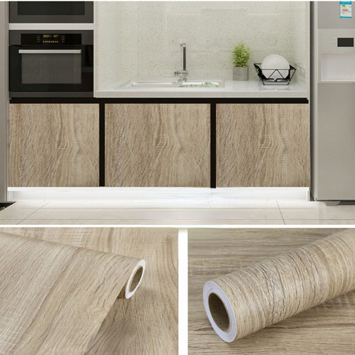 Vinyl Treverksdekor Klistremerker Garderobeskap Bord Møbelrenovering | Skanto