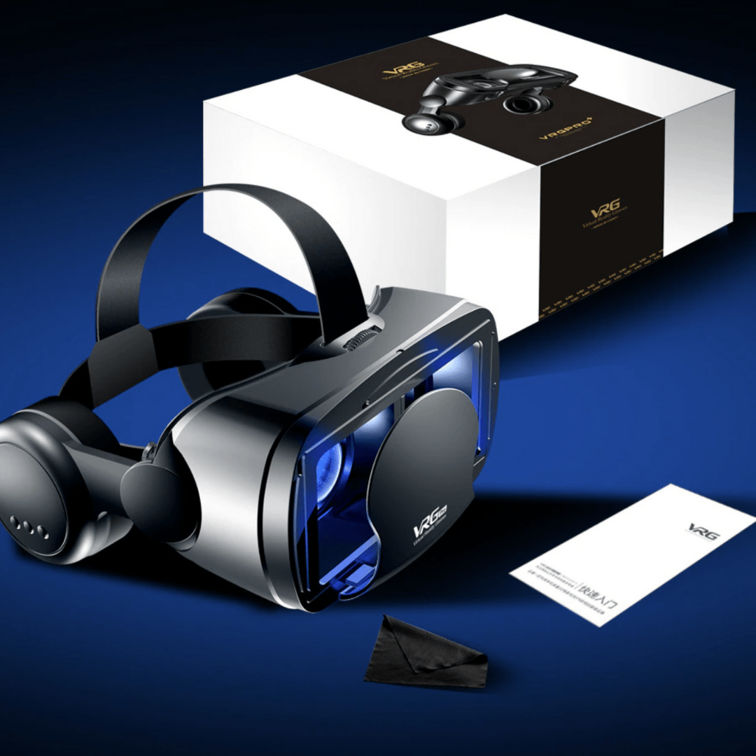 VISIAX – 3D-VR-Brille med Kopfhörern og Controller