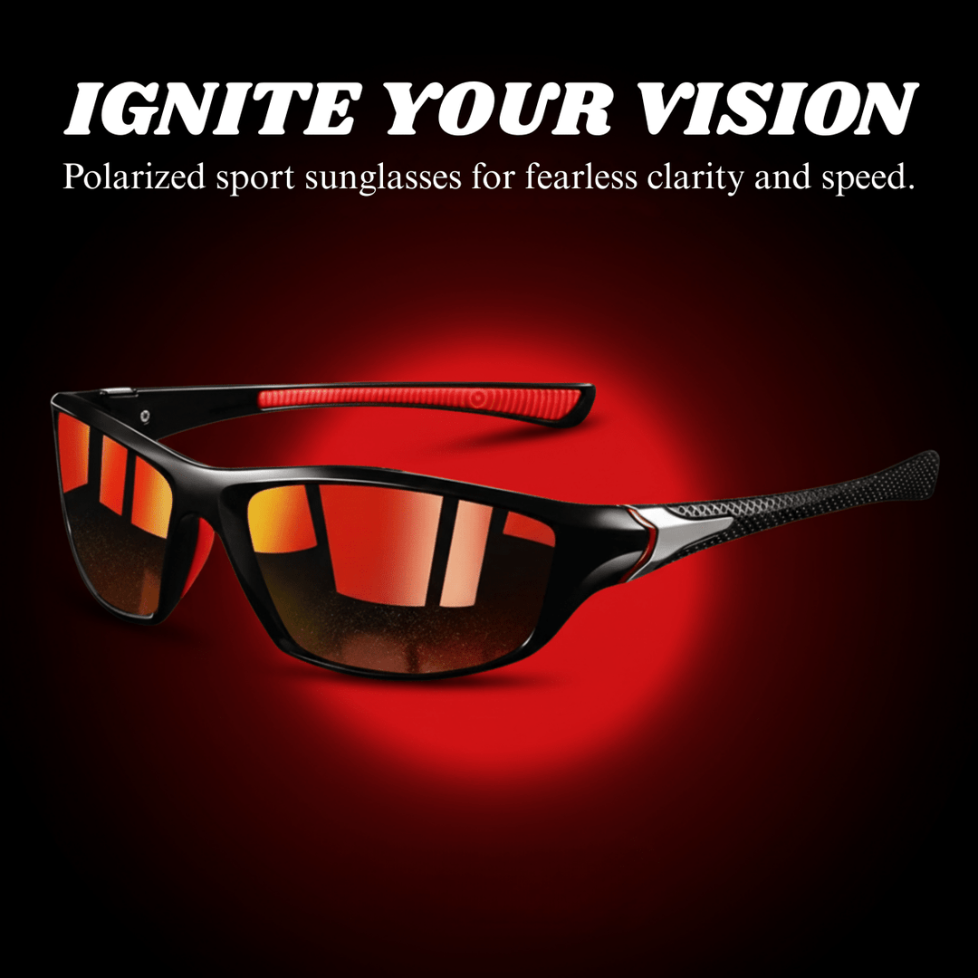 Skanto | VISIONEDGE – Polaroid solbriller med UV400 beskyttelse og gummi grep