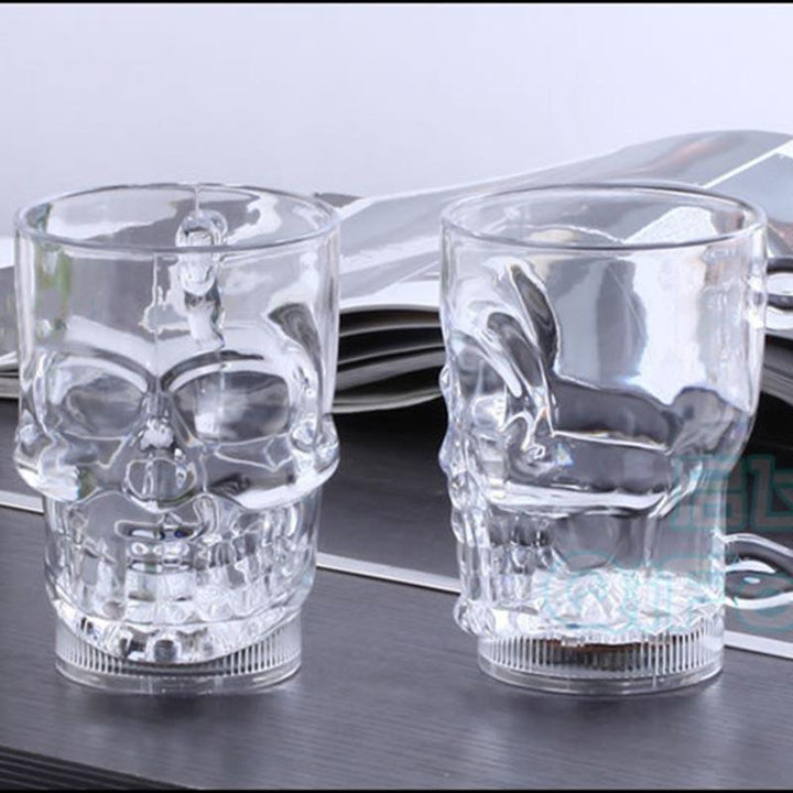 Skanto | Livlig Hodeskalle Glass - LED Glasskopp
