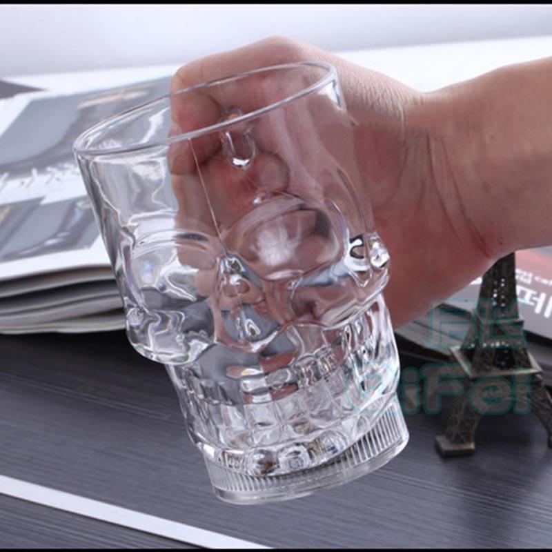 Skanto | Livlig Hodeskalle Glass - LED Glasskopp