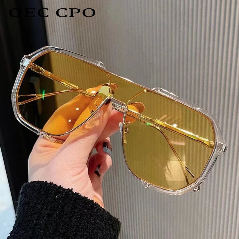 Skanto | VOGUEVIEW SHADES – Oversized firkantede solbriller med UV400 & fotokromatiske linser