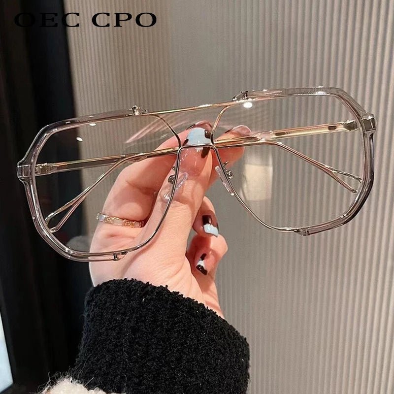 Skanto | VOGUEVIEW SHADES – Oversized firkantede solbriller med UV400 & fotokromatiske linser
