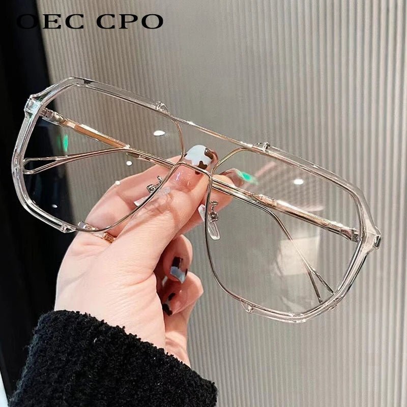 Skanto | VOGUEVIEW SHADES – Oversized firkantede solbriller med UV400 & fotokromatiske linser