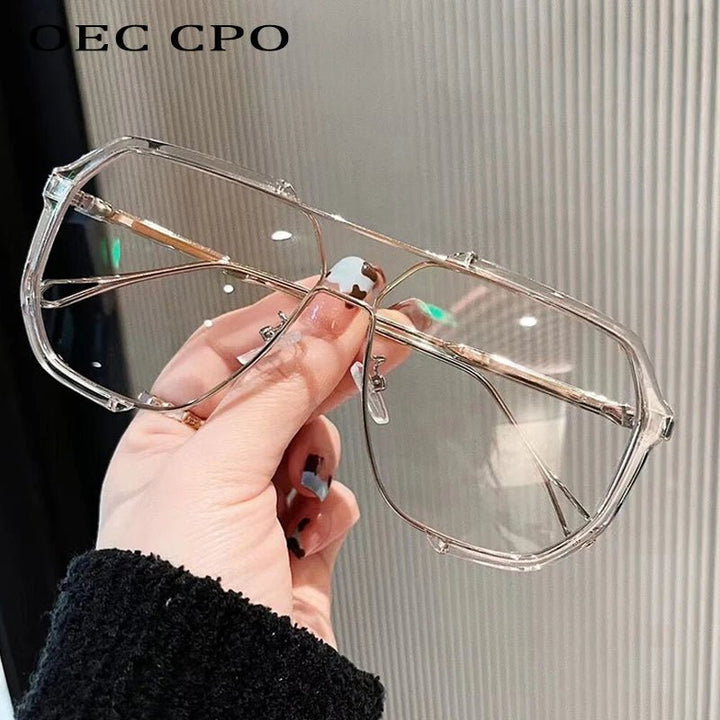 Skanto | VOGUEVIEW SHADES – Oversized firkantede solbriller med UV400 & fotokromatiske linser
