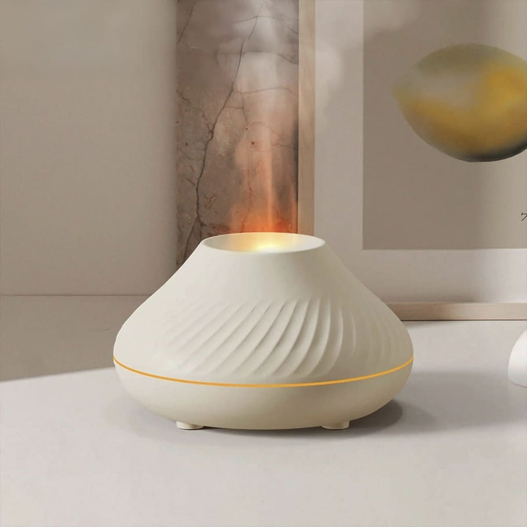Skanto | Vulkan Flamme Effekt Luftfukter og Aroma Diffuser