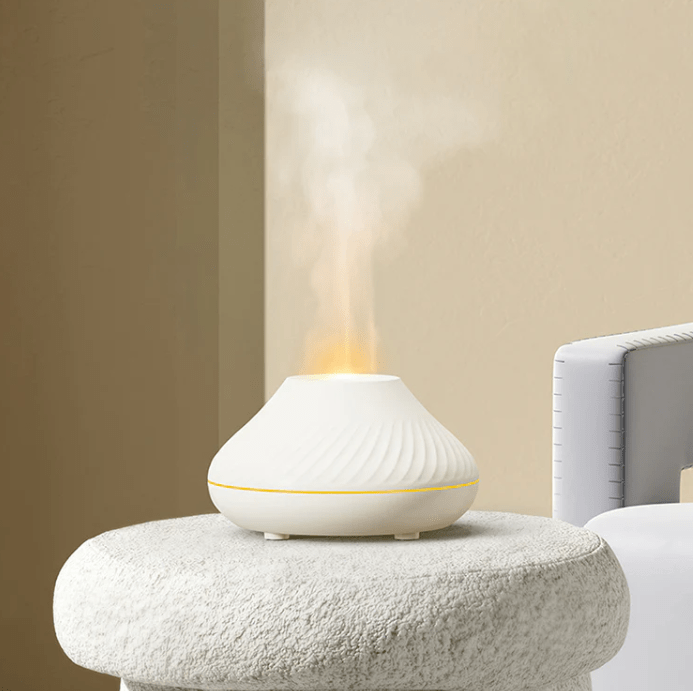 Skanto | Vulkan Flamme Effekt Luftfukter og Aroma Diffuser