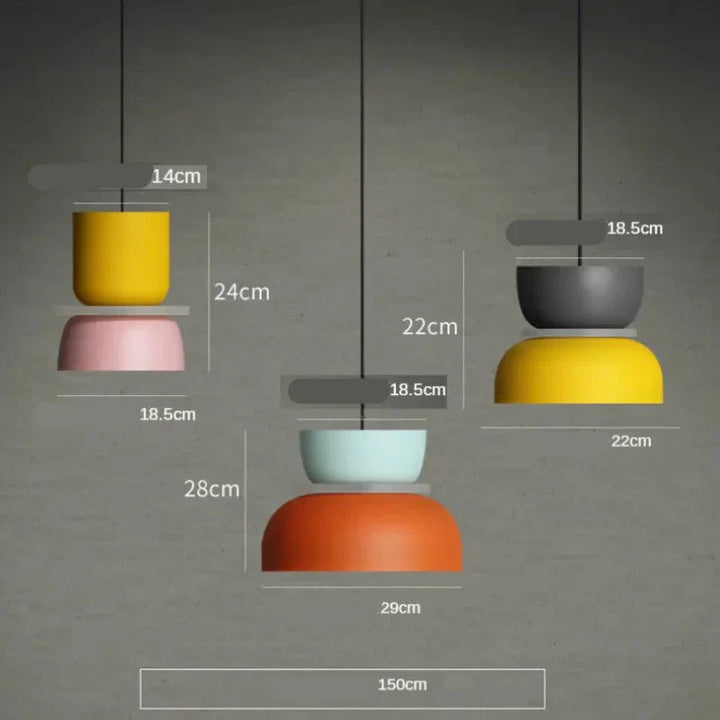 Skanto | LuminaGlow - Moderne Pendellampe i Skandinavisk Makron Stil