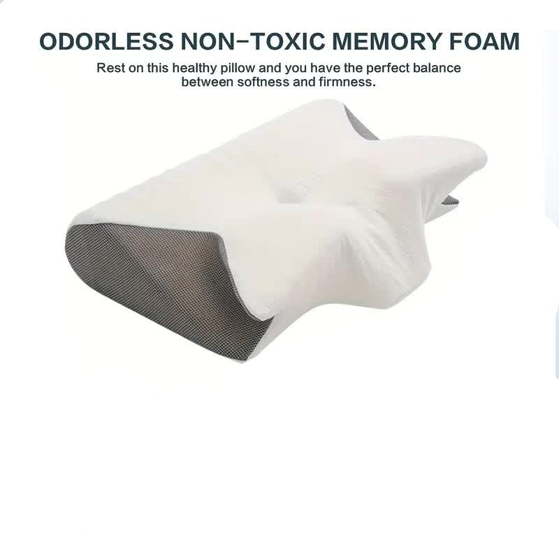 SleepEase Butterfly Minne Skumpute – Ergonomisk Støtte for Side- og Ryggsovere Skanto