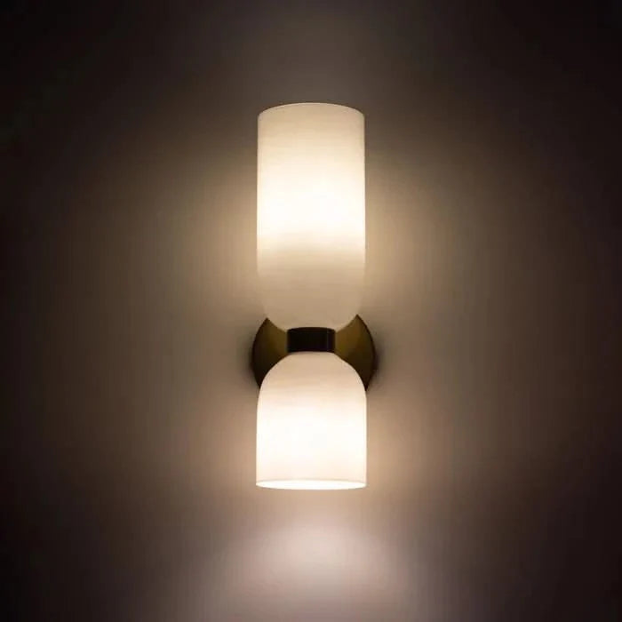 Skanto | Moderne Dobbel Glassvegglys