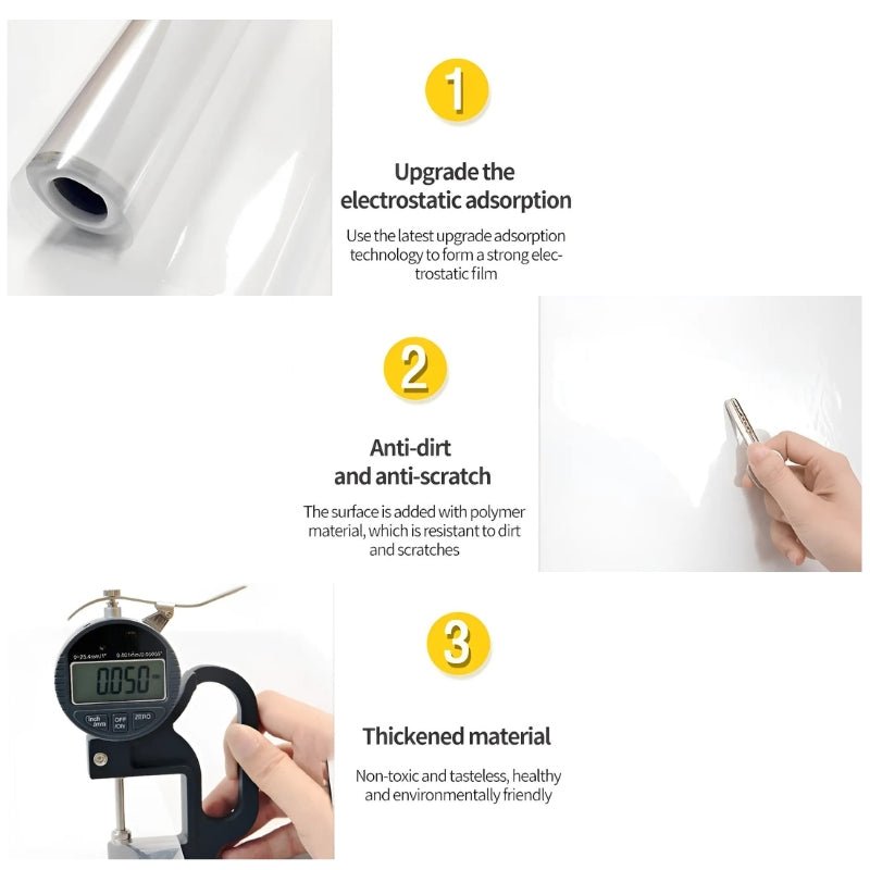 Skanto | WALLSHIELD FILM – Transparent veggbeskyttelsesfilm med elektrostatisk adhesjon