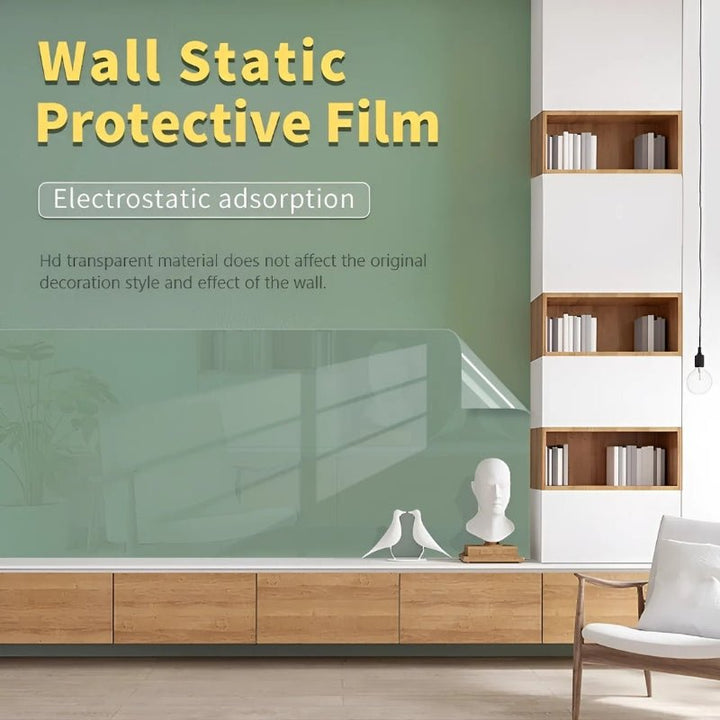 Skanto | WALLSHIELD FILM – Transparent veggbeskyttelsesfilm med elektrostatisk adhesjon