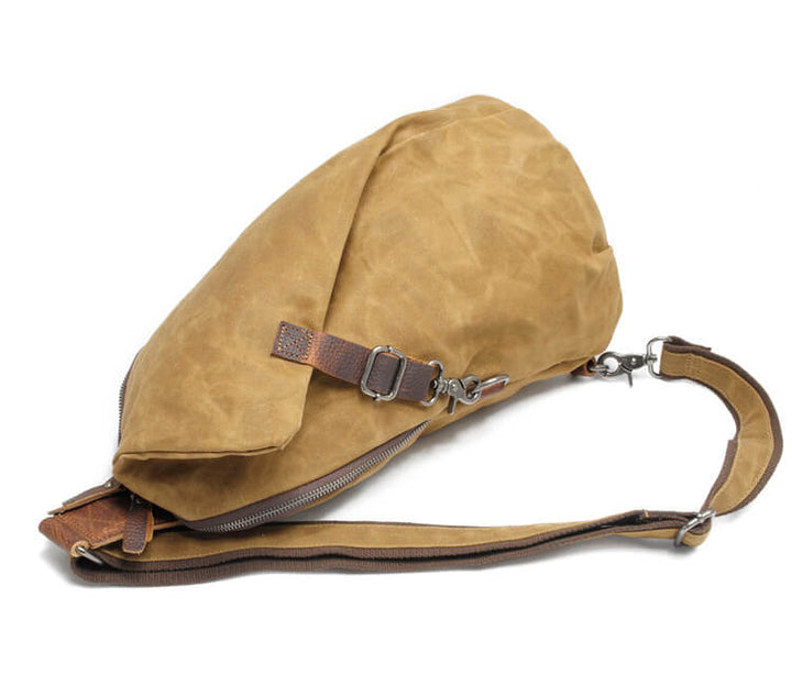 Vanntett lerrets crossover bag med tyverisikre lommer – MultiWear | Skanto