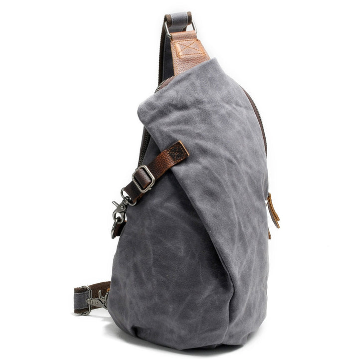 Vanntett lerrets crossover bag med tyverisikre lommer – MultiWear | Skanto