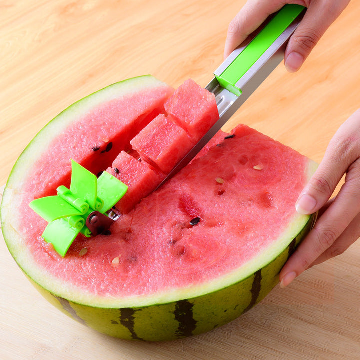 Vannmelon Cutter Rustfritt Stål Vindmølle Design Kutte Kjøkken Gadgets | Skanto