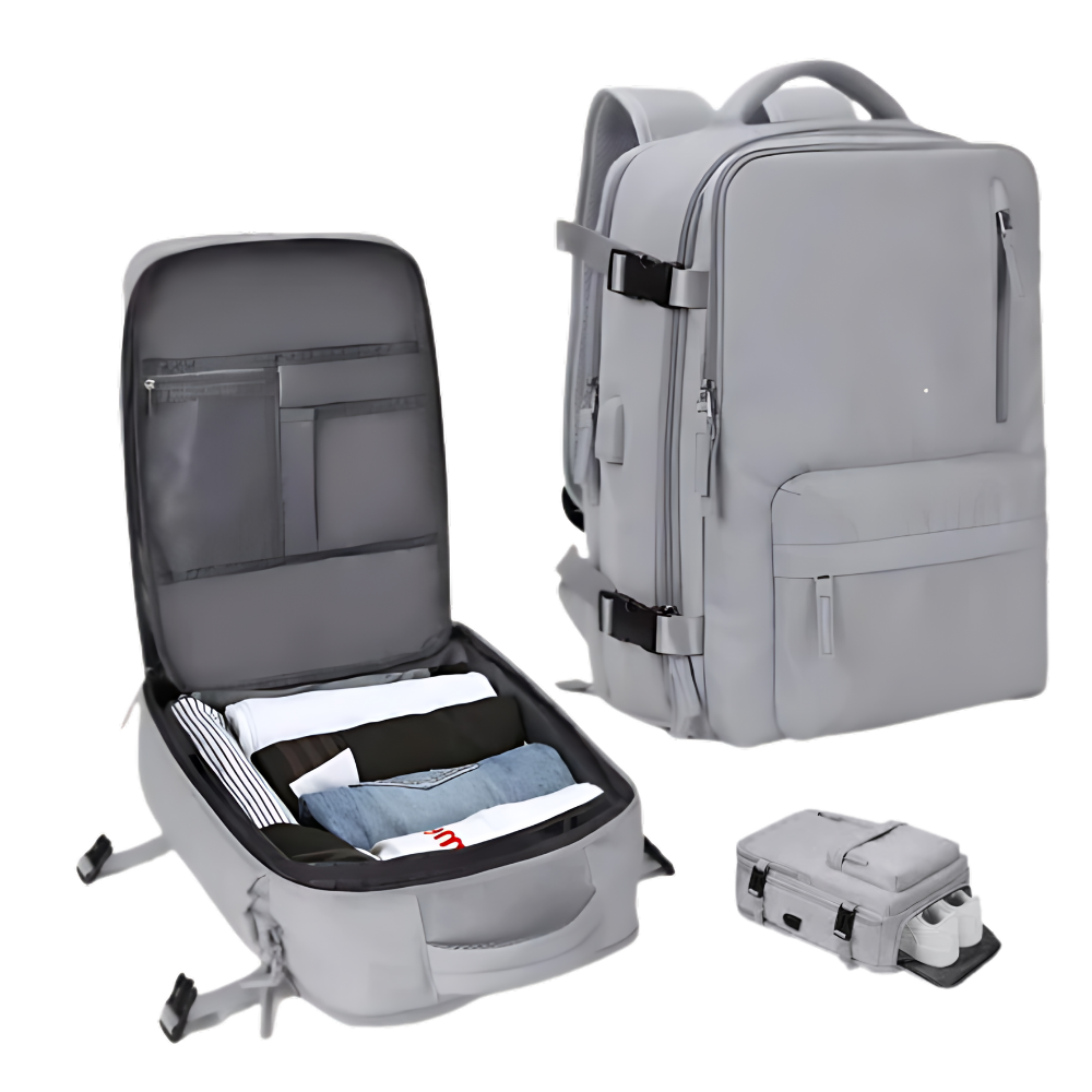 Vanntett reise-ryggsekk med USB