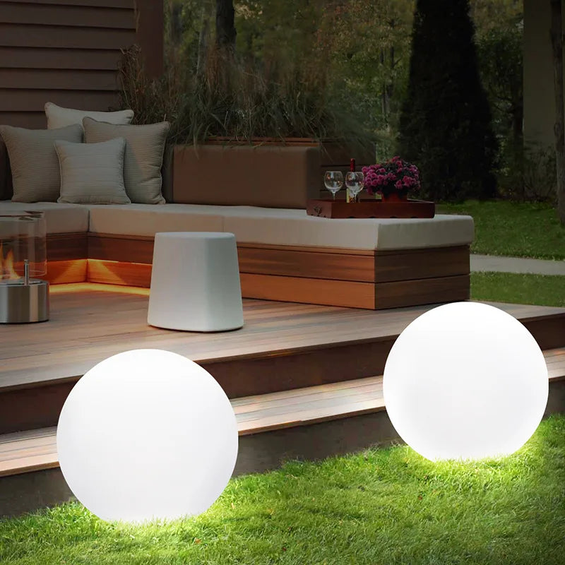 Wasserdichte Solar-Gartenkugellampen – RGB-LED-Beleuchtung für den Außenbereich