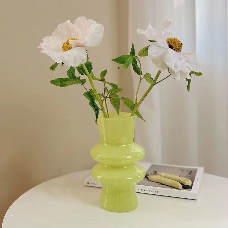 Skanto | Bølgeformet Glassblomst Vase