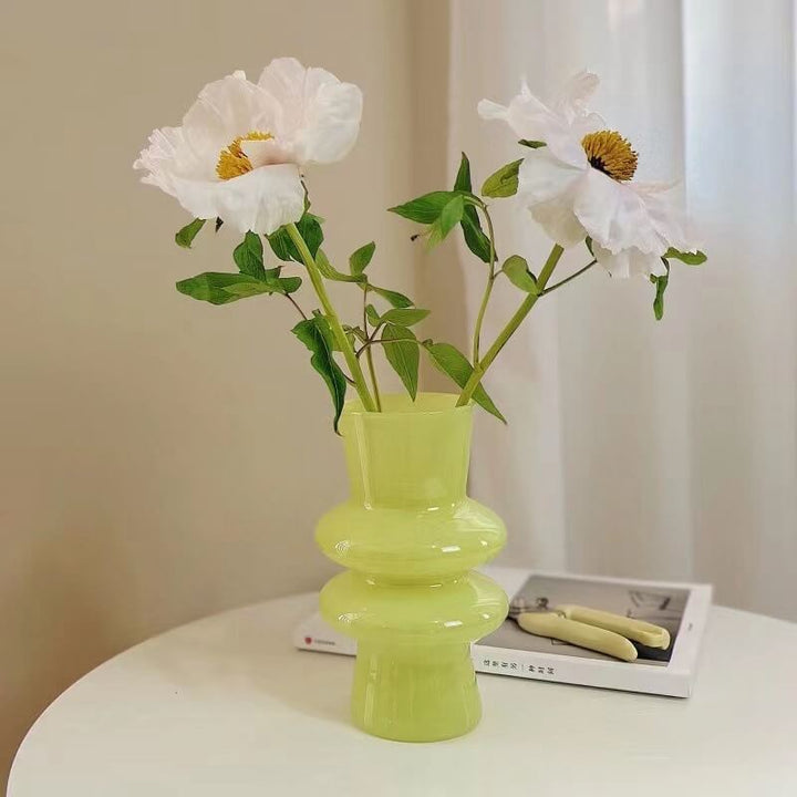 Skanto | Bølgeformet Glassblomst Vase