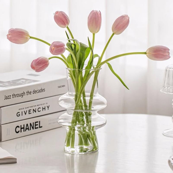 Skanto | Bølgeformet Glassblomst Vase