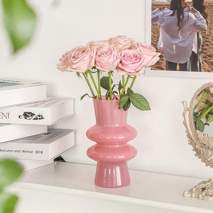 Skanto | Bølgeformet Glassblomst Vase