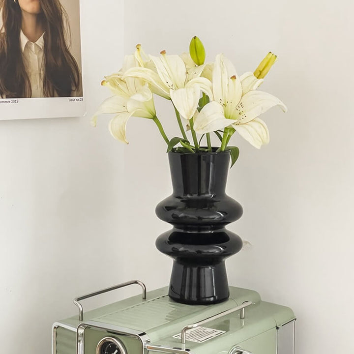 Skanto | Bølgeformet Glassblomst Vase