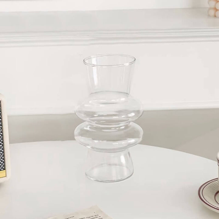 Skanto | Bølgeformet Glassblomst Vase