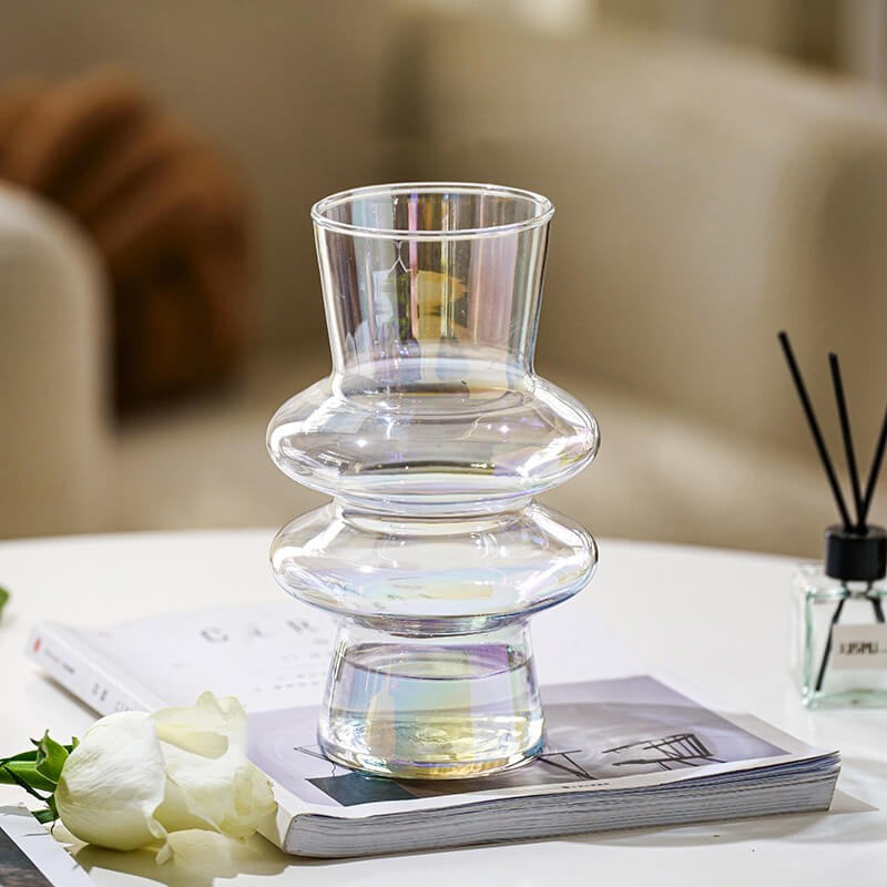Skanto | Bølgeformet Glassblomst Vase