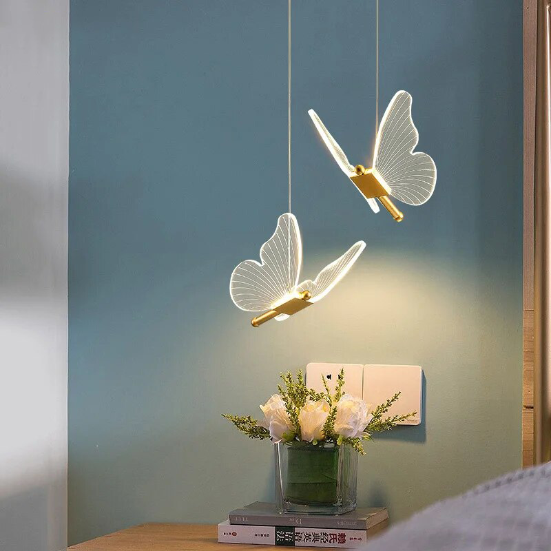 Skanto | Pendellampe Moderne Sommerfugl LED Veggarmatur