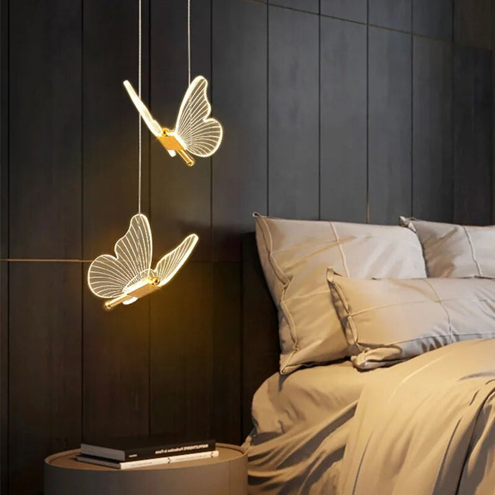 Skanto | Pendellampe Moderne Sommerfugl LED Veggarmatur