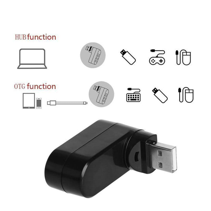 Skanto | 180-graders roterbar USB-hub