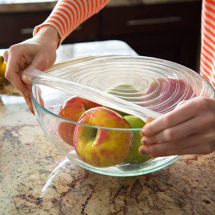 Norvo | Air Tight Silikon Mattrygghet Lokk (Sett med 6)