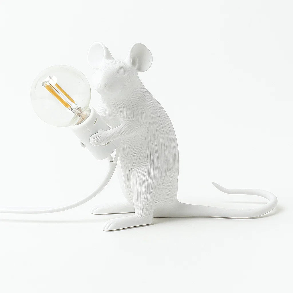 Skanto | LED Harpiks Mus Bordlampe Moderne Belysning