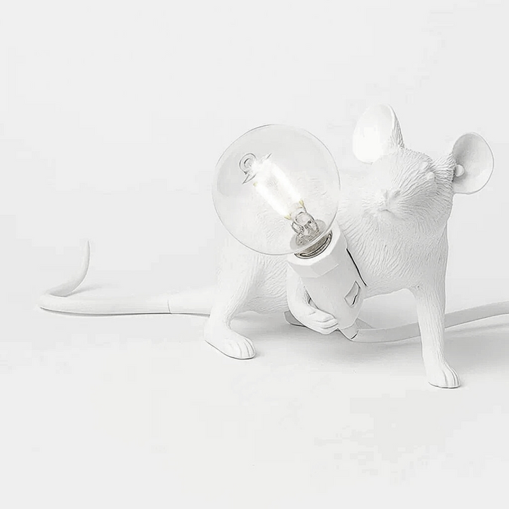 Skanto | LED Harpiks Mus Bordlampe Moderne Belysning