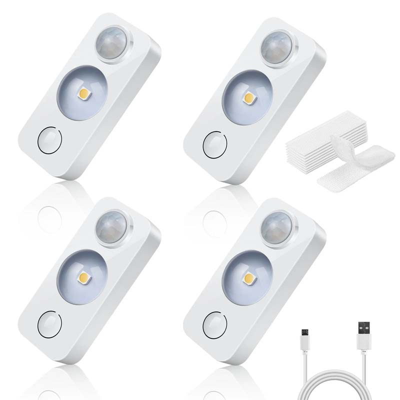 Skanto | LED Bevegelsessensor Spotlys - 4 stk
